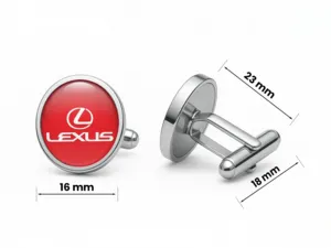 Lexus Novelty Cufflinks Modern Design Universal Max